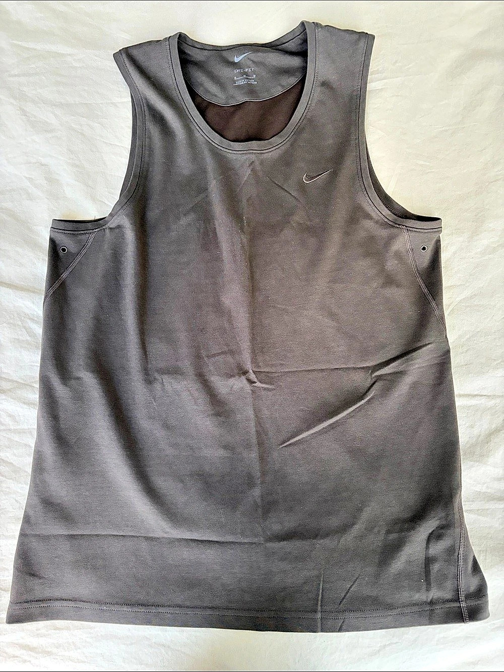 Nike Dri-FIT Tank Top in Brown Size M